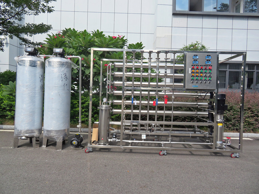 1T/H全不锈钢双级反渗透水处理设备_一类二类医疗器械用