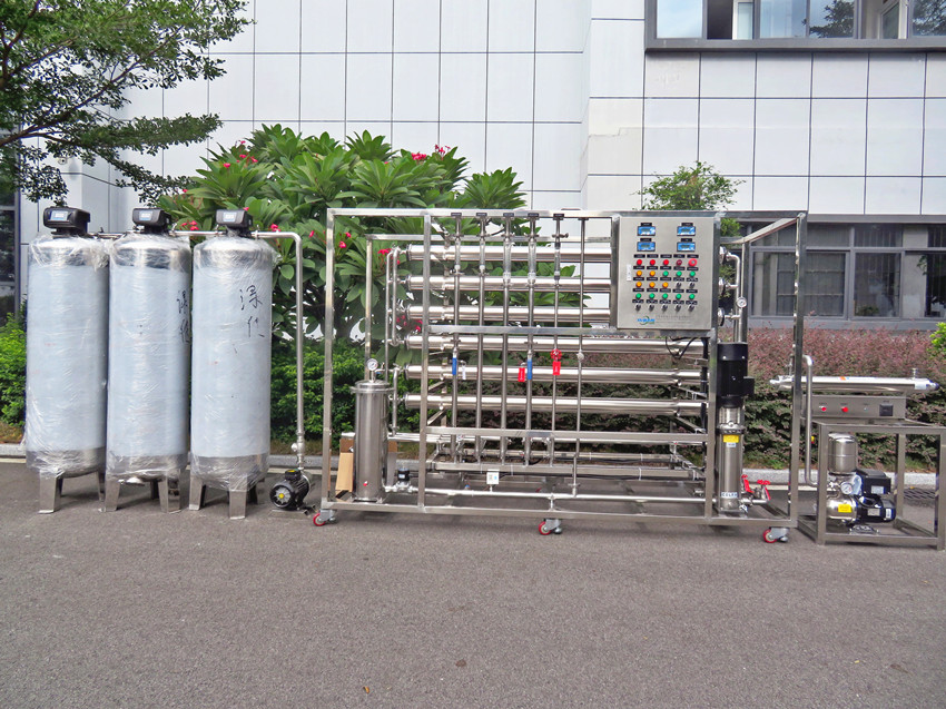 2000L/H全自动型不锈钢二级反渗透纯化水设备